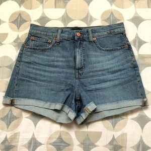 New without tags JCrew High-rise eco denim shorts